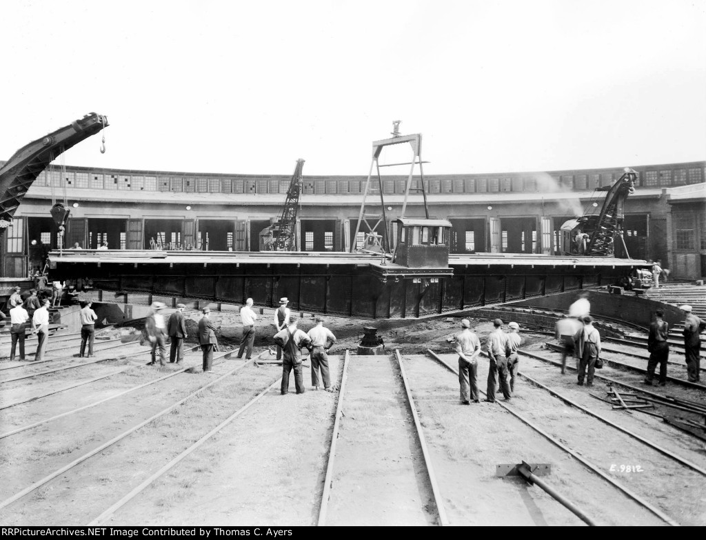 PRR Finishing Roundhouse, 1934